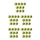 thumbnail image 1 of Advancent 10 Uds. De bolas para el Día de San Patricio, tréboles colgantes, relleno envuelto en tela, suministros para celebración de jardín Type5 NO5, 1 of 6
