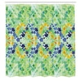 thumbnail image 3 of Ambesonne Green Shower Curtain, Garden Flowers, 69"Wx70"L, Green Blue, 3 of 5