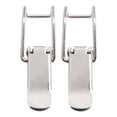 thumbnail image 2 of 2PCS Lron Cabinet Box Hasp Lock Spring Latch Lock For Storage Cabinet Hardware, 2 of 5
