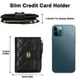 thumbnail image 6 of GAEKEAO Small Wallet for Women Slim Bifold Leather Credit Card Holder Wallets Zipper Pocket Coin Purse with ID Window, 6 of 7