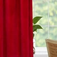 thumbnail image 6 of 2 Pcs Tier Curtain, Rod Pocket Soft Luxury Velvet Shading Small Curtain, 6 of 8