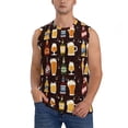 thumbnail image 1 of Balery Beer Bottles1 Camisetas sin mangas para hombre, absorbe la humedad y protege contra el mal olor.-X-Large, 1 of 7