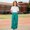 Dark Green, variant on Dpytoraw Girls Solid Utility Cargo Pants Drawstring Elastic Waist Lightweight Trousers Black Size 5-6 Years