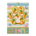 thumbnail image 1 of Huevos de Pascua para puerta delantera de jardín, suministros para letreros, colgador de puerta, bandera decorativa bonita, bandera de bienvenida para, 1 of 8