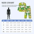 thumbnail image 6 of Bingfone Men'S Pajama Set 2 Piece Loungewear Pjs, Long Sleeve With Pajama Pants-Cartoon Frog, 6 of 9