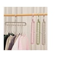 thumbnail image 3 of Duslogis Magic Space Saving Hangers Wardrobe Closet Organizers Storage,Closet Organizer Space Saving Sturdy Plastic Hangers for Home College Dorm Room Essentials for Wardrobe, Gray, 3 of 6