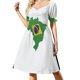 thumbnail image 3 of Vestido vintage de manga corta para fiesta de graduación., 3 of 7