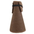 thumbnail image 4 of Sombrero con visera para el sol sombrero de paja para el sol sombrero con visera para mujer sombrero de ala ancha plegable sombrero de paja enrollable para la playa ANGGREK Otros, 4 of 7