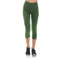 thumbnail image 2 of Women's Mother's Day I Heart Mom Buttery Soft Peach Skin Cropped CAPRI Leggings - Regular PLUS and 3X5X, 2 of 3