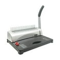 thumbnail image 1 of Comb Clip Strip Apron Punching Machine 21 Hole Tender Book Binding Machine 10 Hole Clip Strip A4 Binding Machine ,Pinpoint Punching, 1 of 4