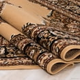 thumbnail image 3 of Allstar Brown Woven High Quality Rug. Traditional. Persian. Flower. Western. Design Area Rug (5' 2" x 7' 1"), 3 of 7