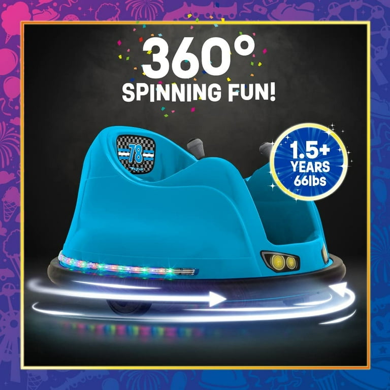 Free Shipping! FunPark Kids Bumper Car, 6V Electric Ride On