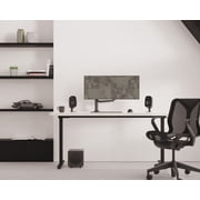 Kanto UKI 100W Desktop Speakers with Bluetooth, USB-C, Headphone out, Pair - Onyx