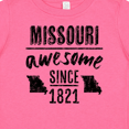 thumbnail image 4 of Inktastic Missouri Awesome Since 1821 Boys or Girls Baby T-Shirt, 4 of 5