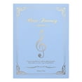 thumbnail image 2 of Meiiso Music Sheet Folder Blue Gold 80 Pages Fixed Clip, Sheet Music Folder Choir Holder Sheet Music Organizer Sheet Music for Choir Stage Performance Letter Size Music Writable Choir Folder, 2 of 8
