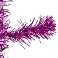 thumbnail image 2 of Northlight 4' Pink Artificial Tinsel Christmas Tree, Unlit, 2 of 5