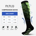 thumbnail image 2 of Compression Socks for Women and Men, PUTUO 20-30 mmHg Circulation Compression Stockings, Best for Running, Athletics, Pregnancy, Travel and Daily, 6 Pairs, 2 of 7