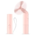 thumbnail image 1 of Ventilador de mano recargable, mini ventilador portátil pequeño ventilador de mano, para mujeres, niñas, hombres, viajes, interiores y exteriores (rosa), 1 of 5