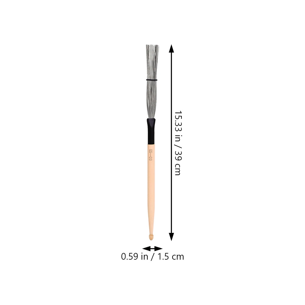 2 Pairs Double Head Drum Brush for Drummer Playing Jazz - Walmart.com