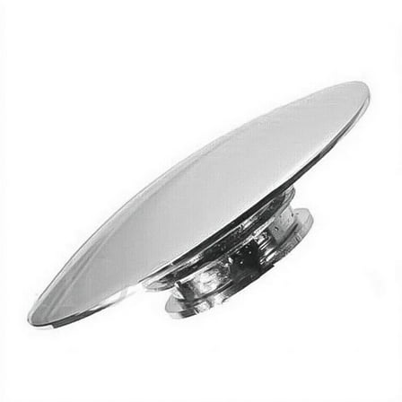 66Mm Silver Chrome Basin Waste -Up Sink Plug Cap Click Clack Push Button