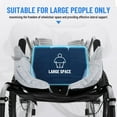 thumbnail image 5 of 1 Pair Lateral Support Cushions for Wheelchair Side Guards, Wheelchair Side Pads for Larger Sized People Unable to Sit Upright in Wheelchairs, 5 of 7