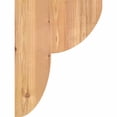 thumbnail image 3 of 5 1/2"W x 12"D x 16"H Crestline Smooth Corbel, Western Red Cedar, 3 of 9