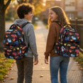 thumbnail image 3 of Aplkyhs Cool Car Backpack for Teens 12-18 17 Inch School Bag Durable Water Repellent Bookbag for High School, 3 of 7