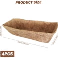 thumbnail image 4 of SURJDE Coconut Planter Liners, Coconut Liners for Planters 4PCS 30 Inch Coconut Planter Liners Breathable Coconut Fibre Flower Basket Liners Coco Planter Liner for Window Box Wall Trough Plant, 4 of 7