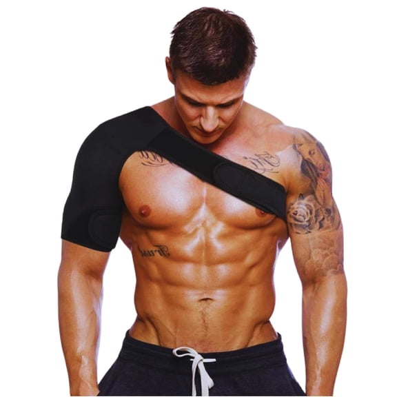 Shoulder Brace - Compression Shoulder Brace For Torn Rotator Cuff Support, Arm Sling For Shoulder Injury & Joint Pain Relief, Adjustable Arm Compression Sleeve For Men & Women (RIGHT)
