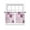 Pink, variant on Spring Floral Sheer Curtains 54 Inch Length 2 Panels Set, Yellow Flowers Botanical Patchwork Grid Bohemia Voile Window Treatment Rod Pocket Short Kitchen Curtains Drapes for Bedroom 52"x54"x2