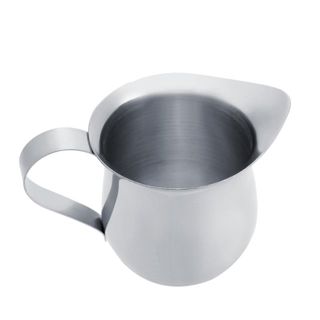 Spptty Milk Frothing Pitcher Stainless Steel Frothing Pitcher Jug for Coffee Cream Espresso, Stainless Steel Frothing Pitcher, Milk Jug