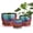 Purple, variant on Pink Gold Ceramic Flower Pots, 4"+5"+6" Inch Small Glazed Succulent Planters with Drainage Hole,Modern Indoor Decorative Plant Pots Set of 3,Garden Pots with Saucer