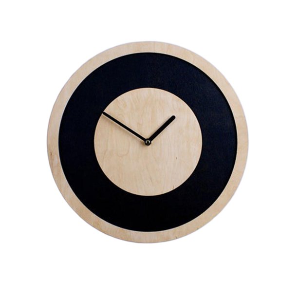 Reloj de pared de 12 pulgadas de cuarzo, funciona con pilas, diseño moderno simple, analógico, silencioso. Estilo 1