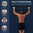 thumbnail image 4 of Soozier Pull Up Bar Wall Mount for Upper Body Strength Training, Black, 4 of 10