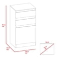 thumbnail image 3 of Kamelot Dresser with Built-In Jewelry Box, Mirrored Lift-Up Shelf, Single-Door Cabinet, 3 of 6