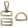 thumbnail image 1 of 15 Pcs Purse Hardware Heavy Duty Swivel Snap Hooks D Rings for Purse and Tri-glide Slide Buckles for Bag Making, 1 of 5
