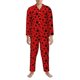 thumbnail image 3 of Balery Ladybug Pattern Pijama para Hombre de Dos Piezas con Manga Larga, Conjunto de Dormir y Descanso Suave con Bolsillos-Medium, 3 of 7