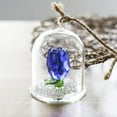 thumbnail image 1 of Mother's Day Gift for Mum Crystal Enchanted Rose Flower Figurine in a Glass Dome Gifts for her Women Girls Wife Daughter, 1 of 6