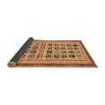 thumbnail image 2 of Ahgly Company Indoor Square Abstract Brown Modern Area Rugs, 5' Square, 2 of 4