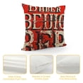 thumbnail image 4 of YINGXI  Throw Pillow Covers Beer Quote Lettering Throw Pillows Cases  12x12in, 4 of 5