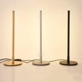 thumbnail image 2 of SAYDY LED Decorative Lighting Dimmable Bedside Lamp for Living Room Bed Room Warm Light/White Light/Neutral Light Eye-Caring Table Lamp Metal Base (Color : Silver, Size : White), 2 of 8