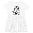 thumbnail image 3 of Inktastic 2nd Birthday 2 Year Old Arrow Girls Toddler Dress, 3 of 5