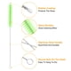 thumbnail image 3 of Uxcell 10Pack Cepillos de Limpieza para Pajitas, 10" x 5/8" Cerdas de Nylon Cepillo Largo para Botellas y Tubos (Verde), 3 of 6