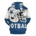 thumbnail image 3 of Football Cowboys 3d Sweatshirts Hoodie Fashion Casual Personality Men's Women Street Hoodie Pullovers Long Sleeve Comfortable Top, 3 of 6