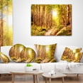 thumbnail image 4 of Designart Autumn in Denmark - Photography Landscape Printed Throw Pillow - 12x20, 4 of 5