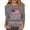 Dark Gray, variant on Women's 250th Anniversary USA Slogan Graphic Tee, 3/4 Sleeve American Flag Top, Casual Independence Day Celebratory Shirt