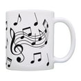 ThisWear Music Lovers Gifts Music Notes Mug Music Themed Gift Music Related Gifts Music Teacher