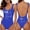 D106/Blue, variant on Afdoent One Piece Swimsuit Women Fashion Letter Print Swimsuit Bikini Swimwear Bathing Sleeveless Backless Swimsuit 2026 Summer Swimwear