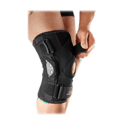 McDavid MD429X Knee Brace, Polycentric Hinges & Cross Straps, Black, Adult XL