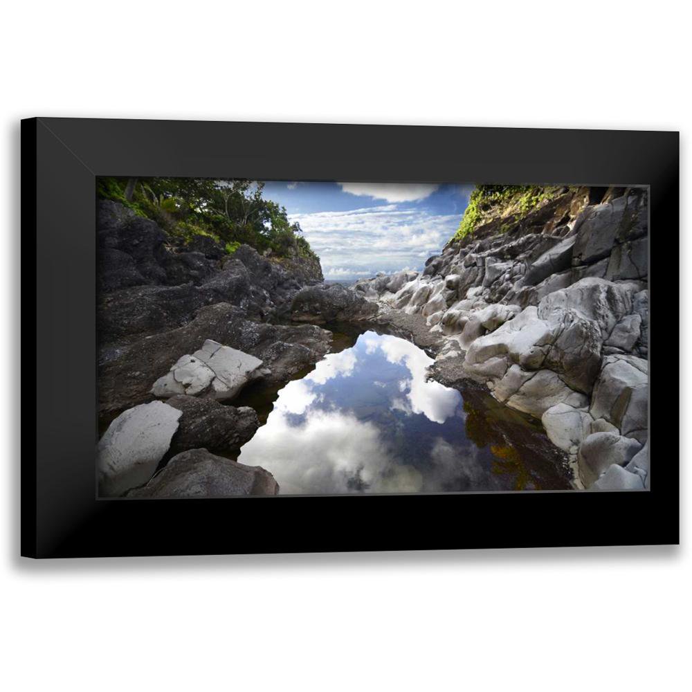 Nawrocke, Bruce 14x10 Black Modern Framed Museum Art Print Titled - Reflecting Ravine